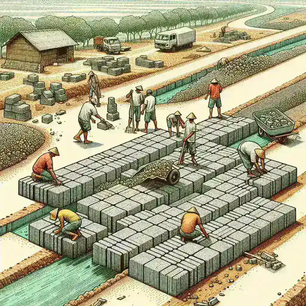 Tecnología de Fabricación de Bloques de Pavimento a partir de Residuos Plásticos para Infraestructura Rural